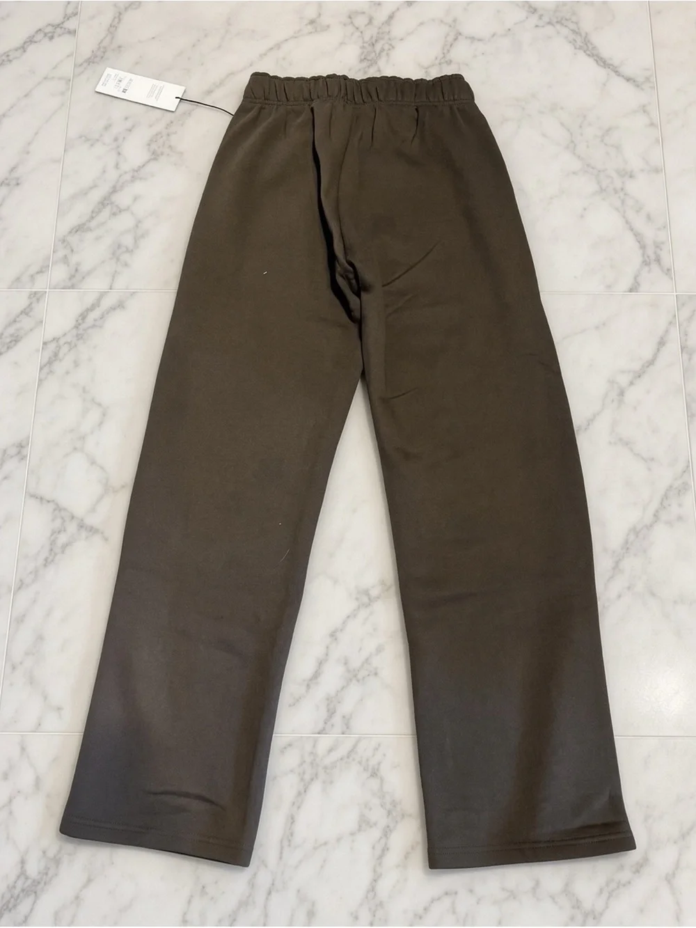 ALO Yoga Brown Wide-Leg Sweatpants Small